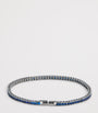 Rhodium-Plated Sterling Silver Quadro Tennis Bracelet