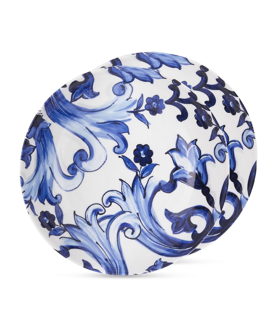 Dolce & Gabbana Casa Set of 2 Blu Mediterraneo Dinner Plates (26cm)