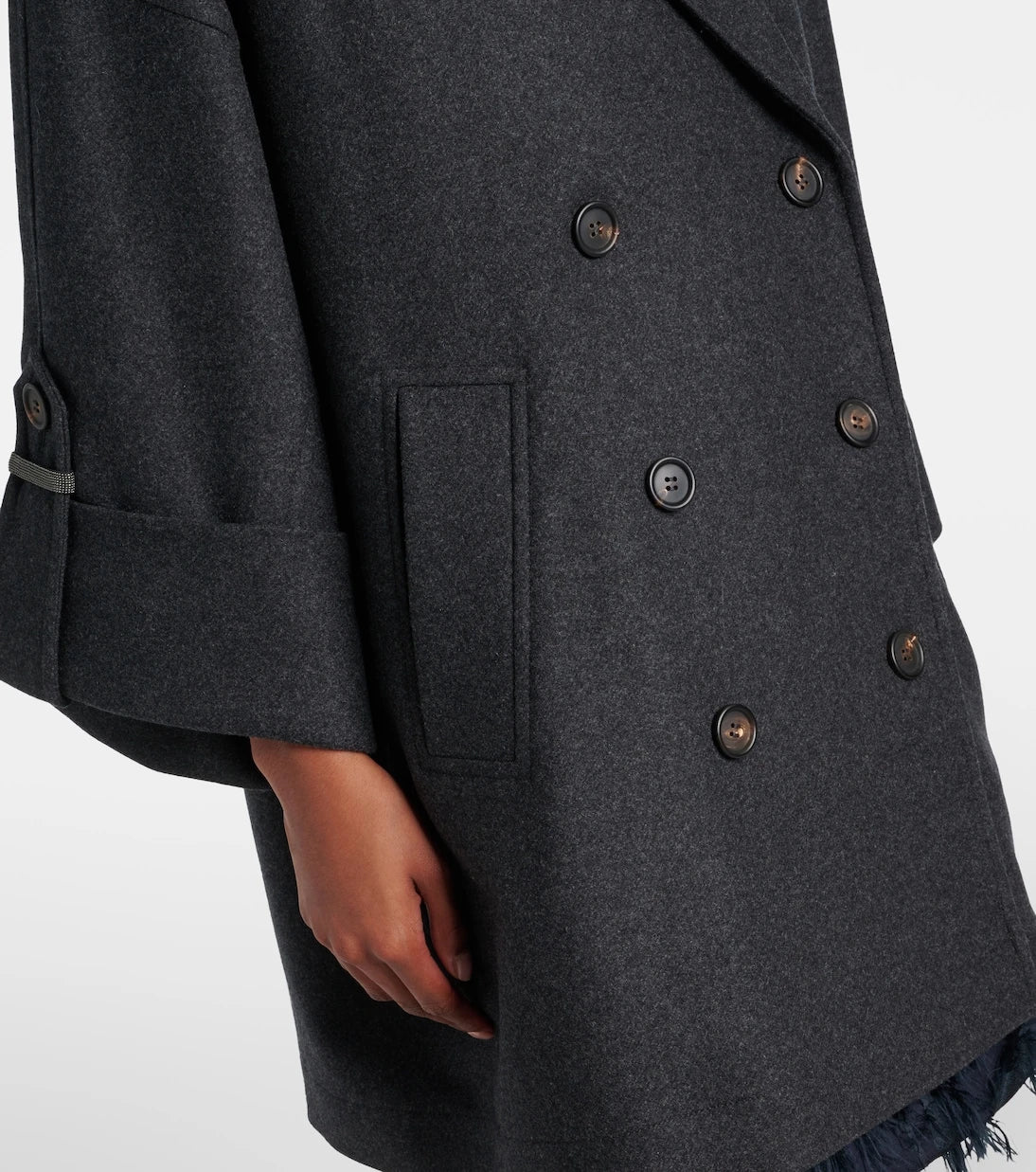 Brunello Cucinelli - Oversized wool coat