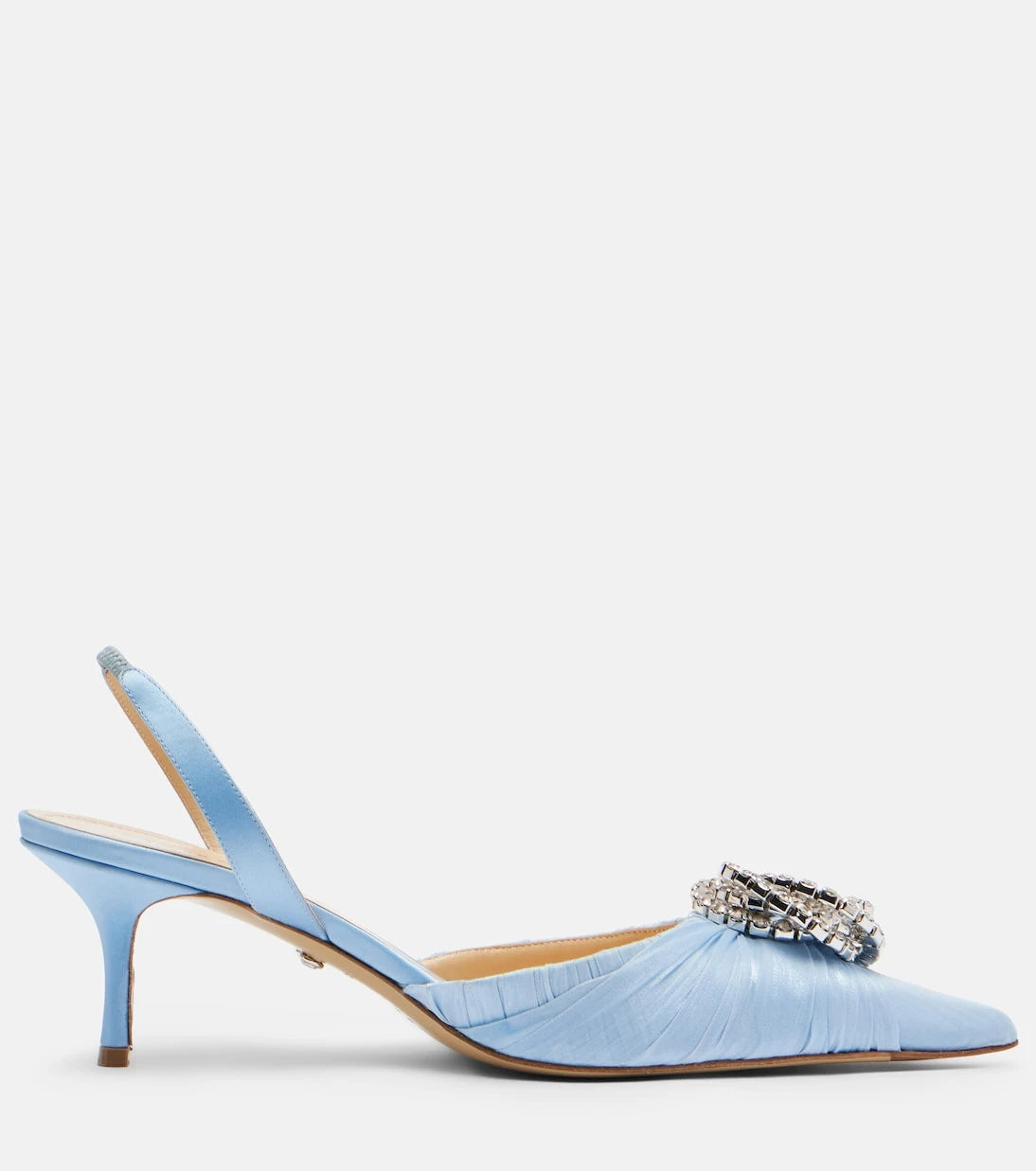 Mach & Mach - Galaxy embellished organza slingback pumps