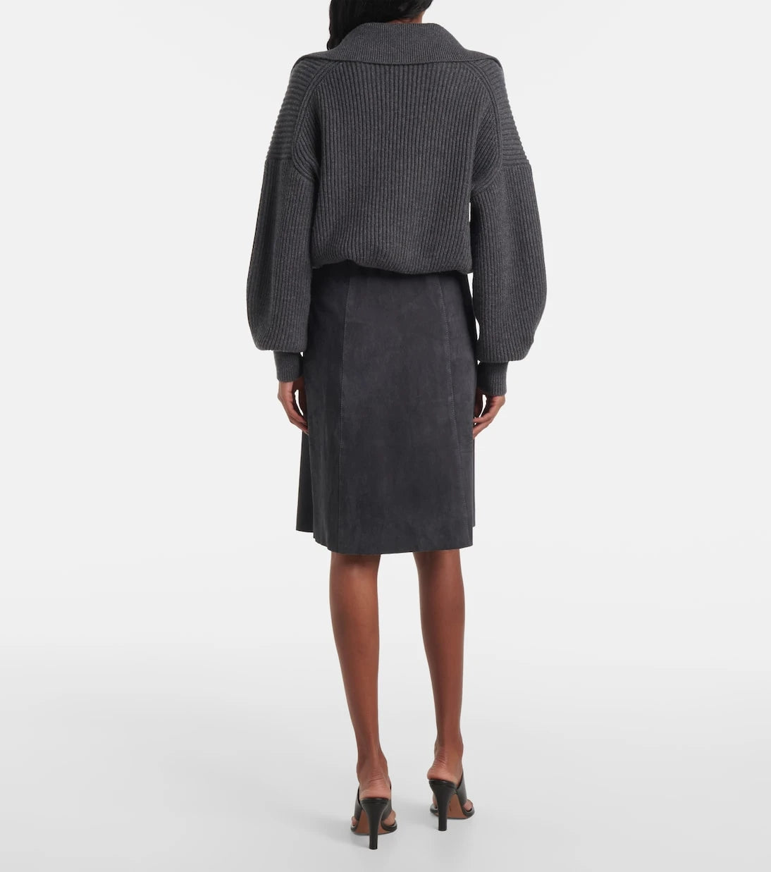 Joseph - Suede midi skirt