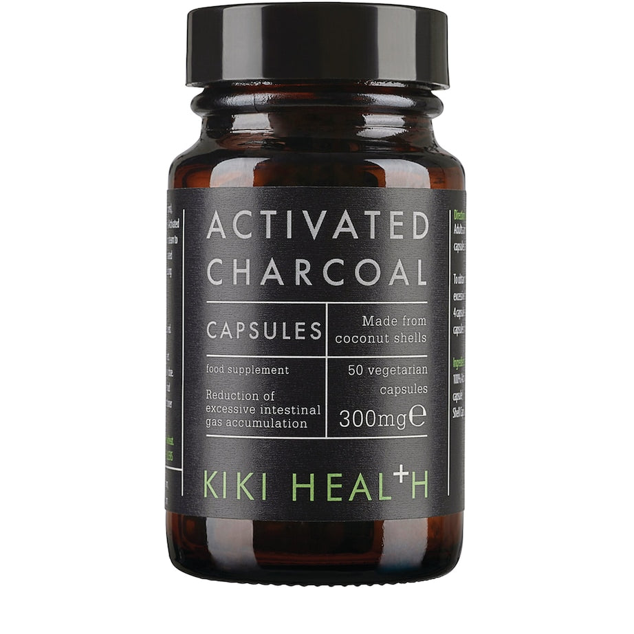 Kiki Heal+H Activated Charcoal Vegicaps (50 Capsules)