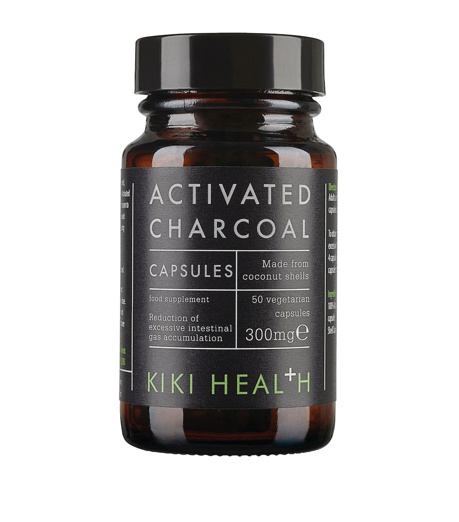 Kiki Heal+H Activated Charcoal Vegicaps (50 Capsules)