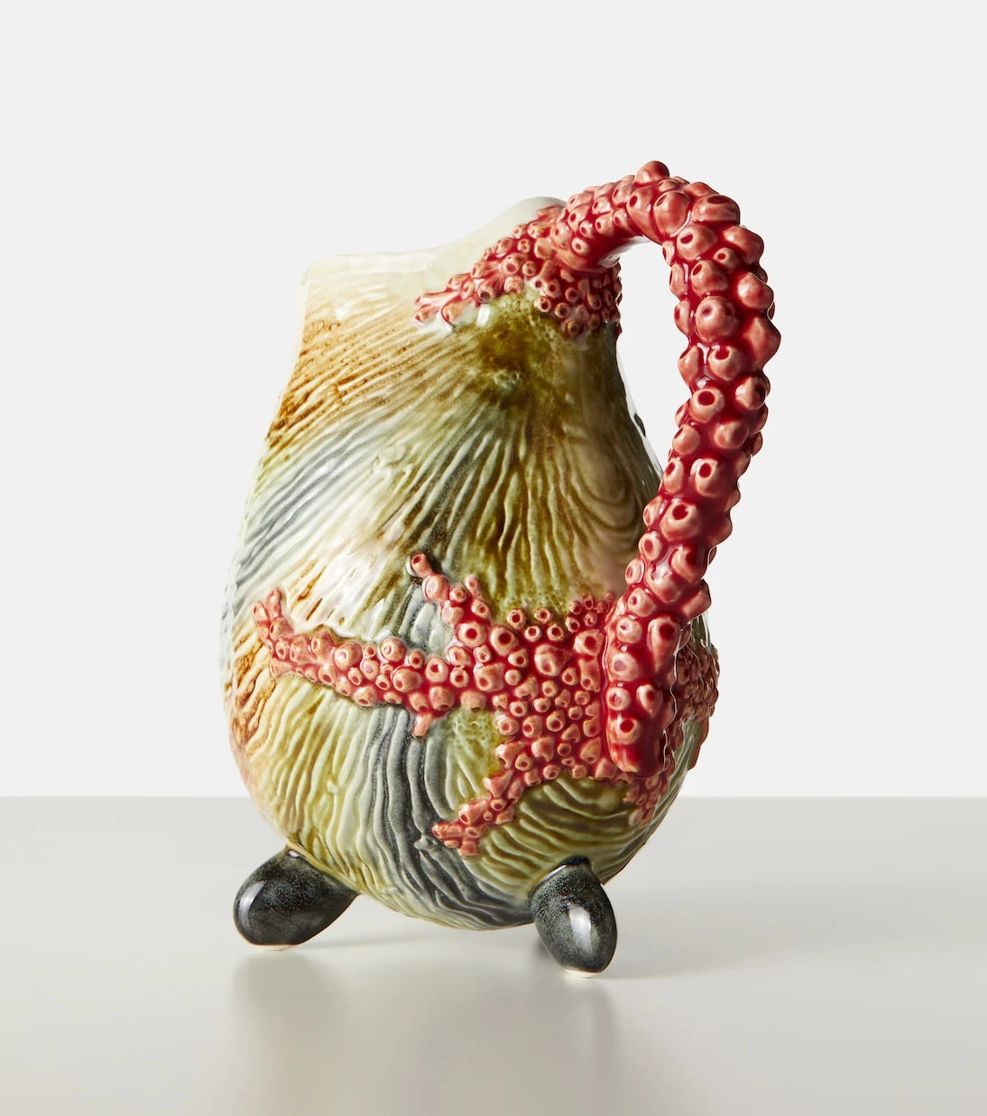 Bordallo Pinheiro - Oyster earthenware pitcher