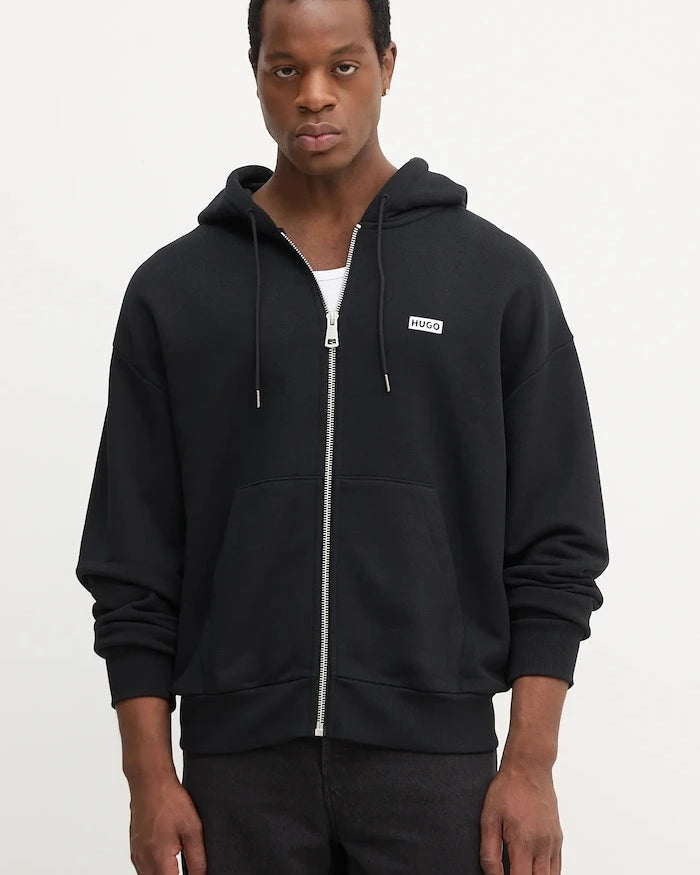 Pamuklu sweatshirt Hugo Blue Nardimez