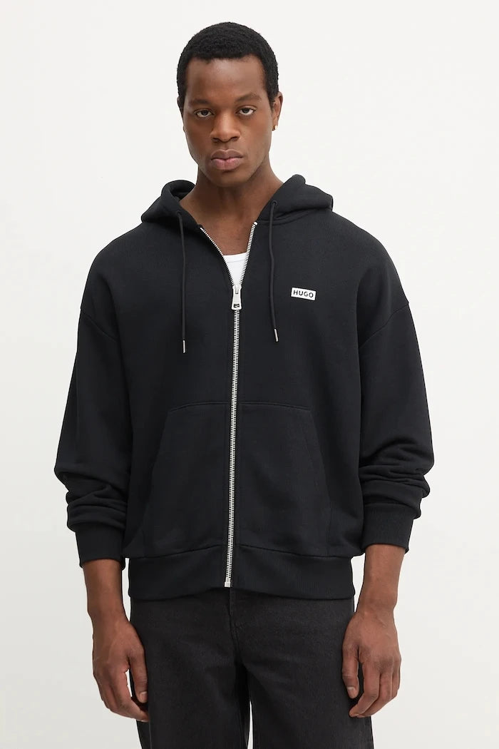 Pamuklu sweatshirt Hugo Blue Nardimez