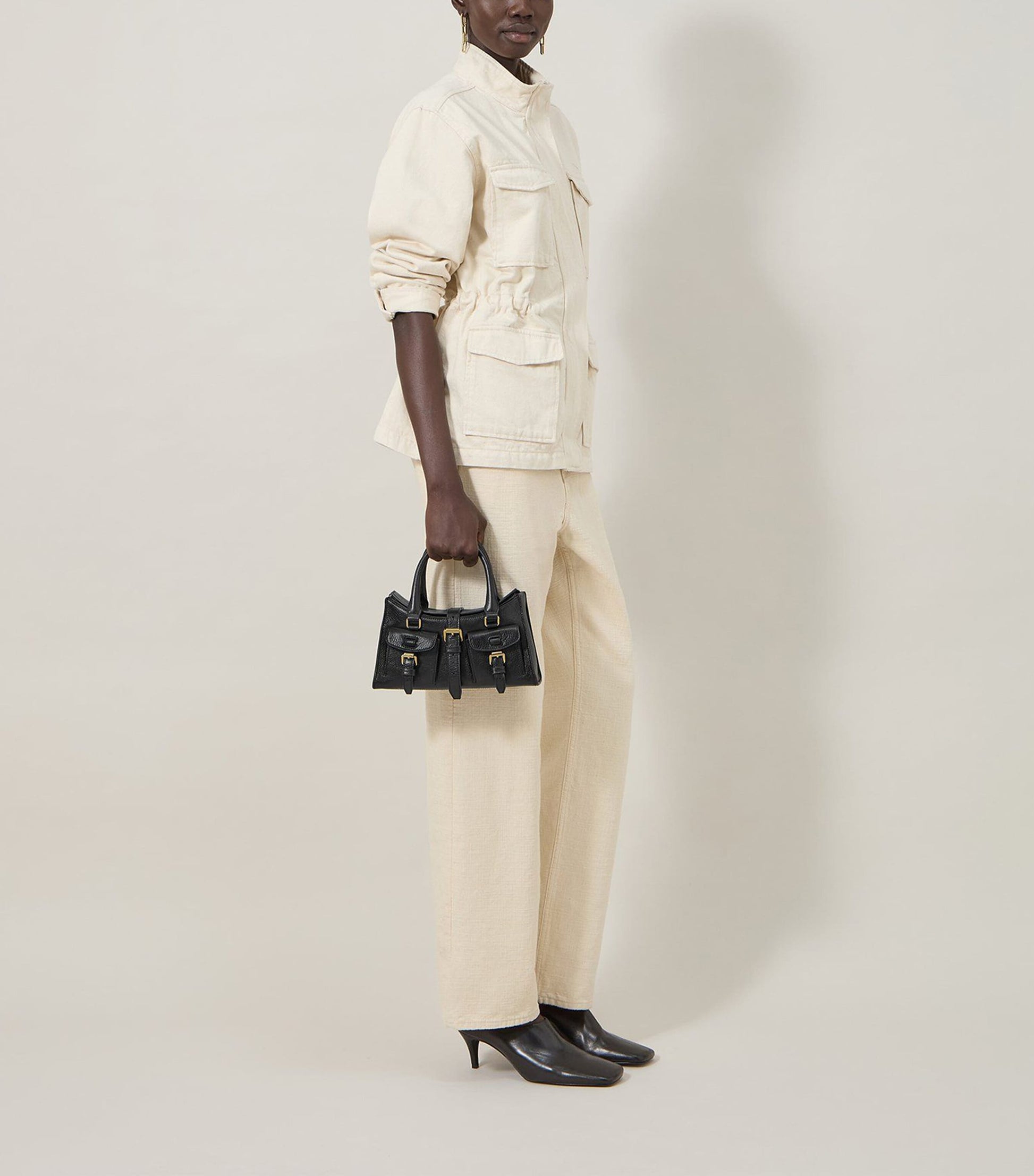 Mulberry Mini Leather Roxanne Top-Handle Bag