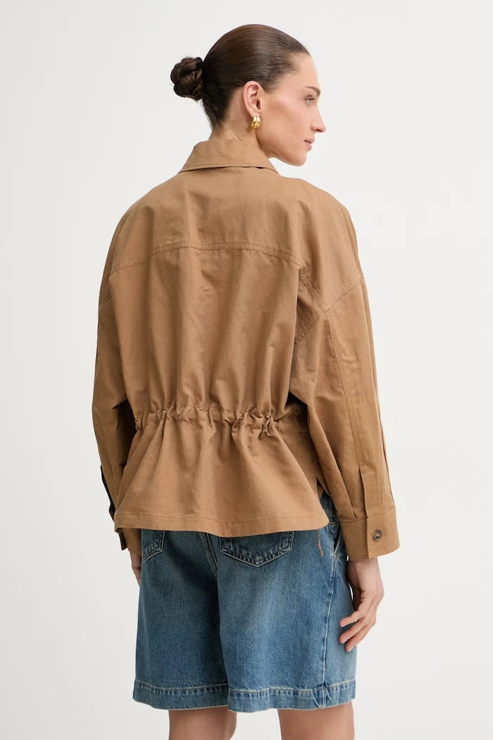 Weekend Max Mara яке тип риза дамско с лен VETTURA