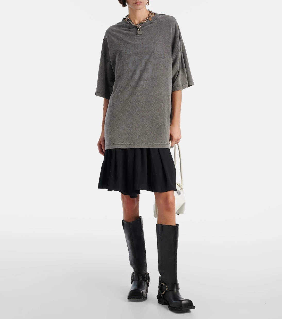 Acne Studios - Ennie logo cotton minidress