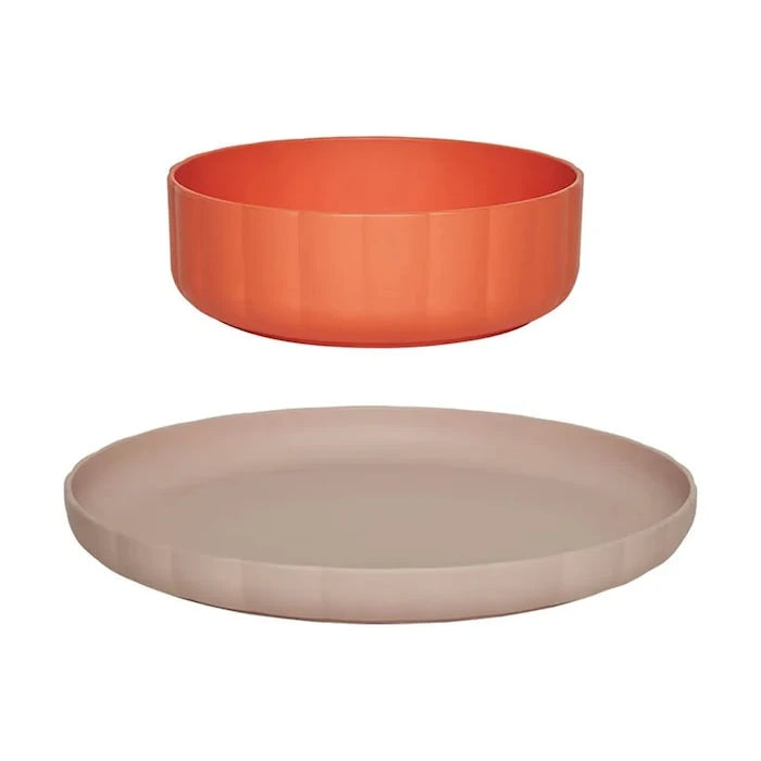 Детска чиния и купичка OYOY Pullo 14 / 20 cm