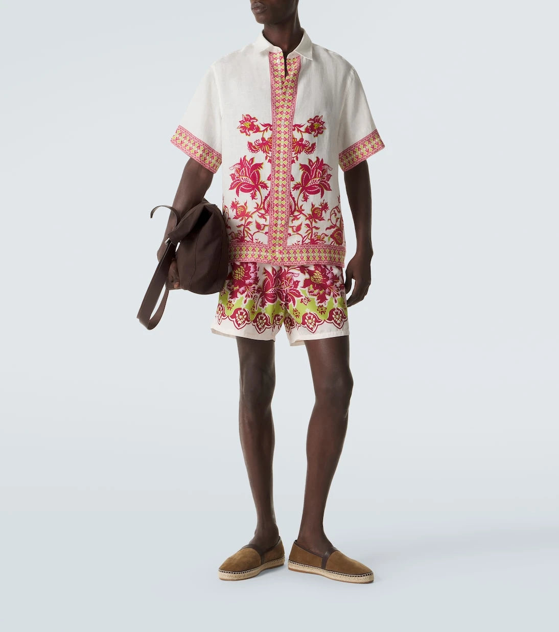 Etro - Floral linen shirt