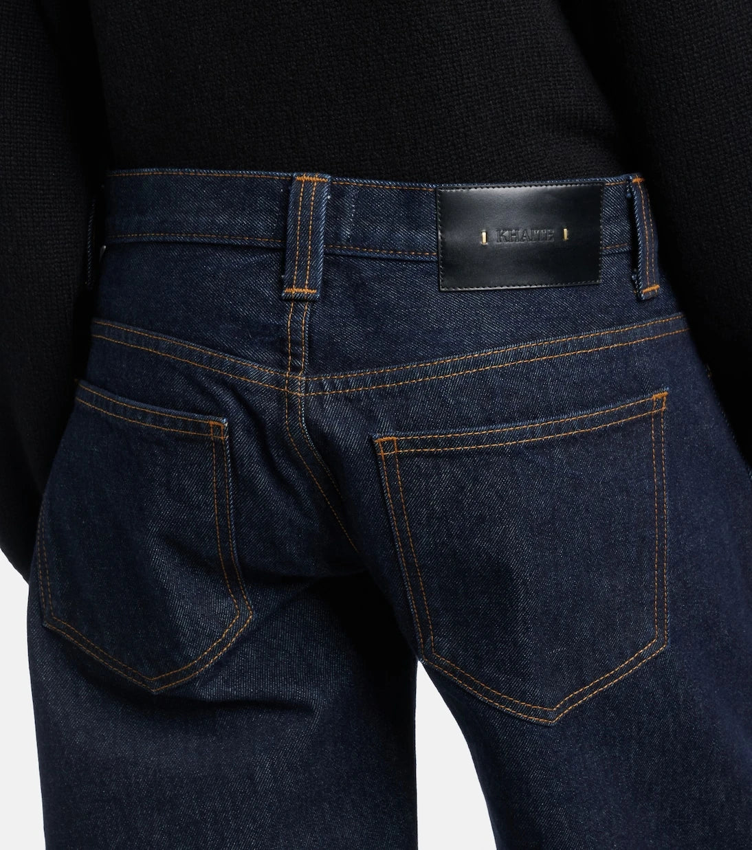 Khaite - Kinga denim Bermuda shorts