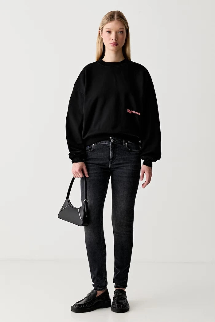 Karl Lagerfeld Jeans skinny kadın jean pantolon