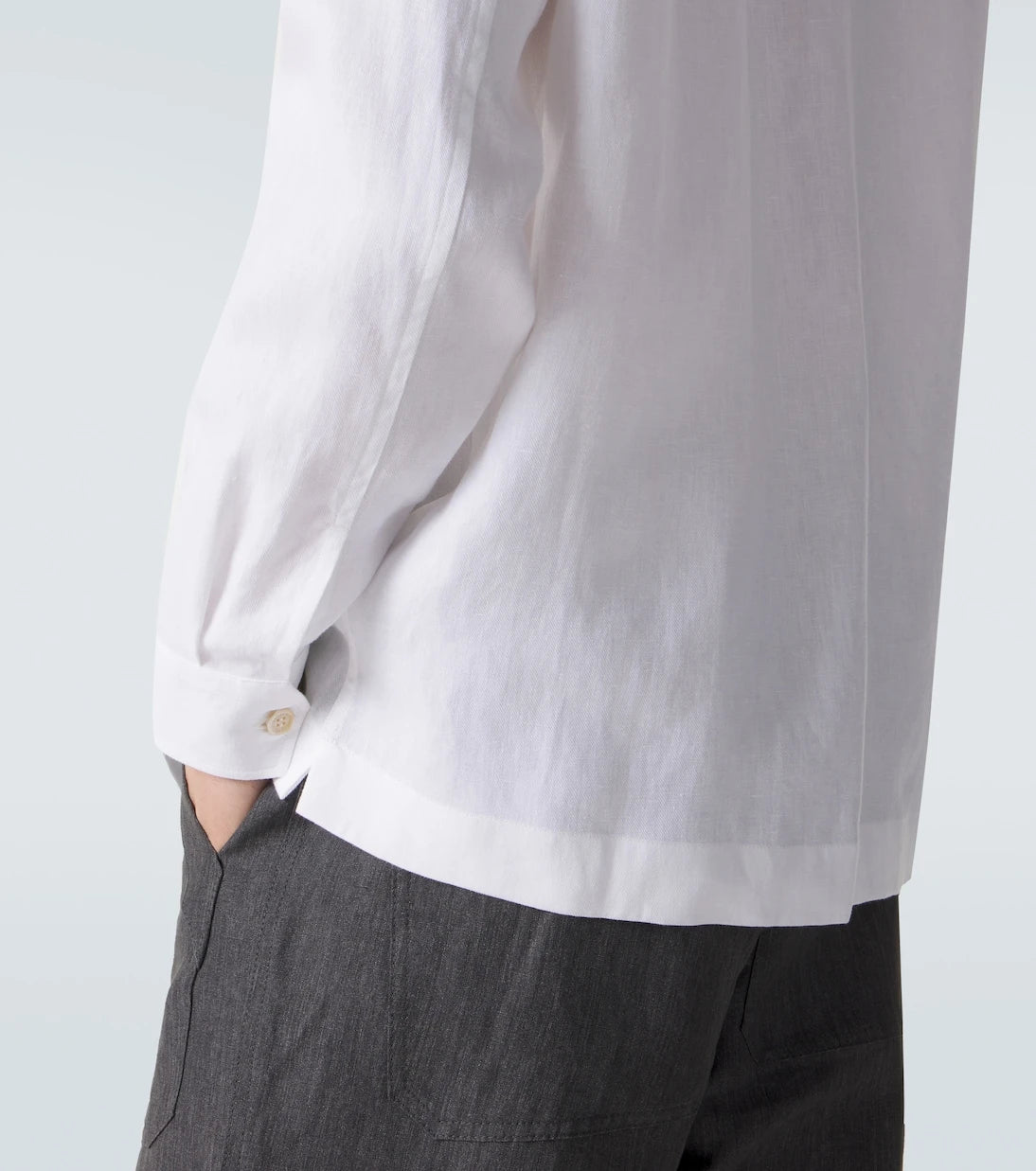 Brunello Cucinelli - Hemp, linen, and cotton shirt