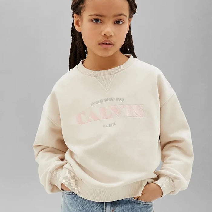 Calvin Klein Jeans суичър за деца с памук