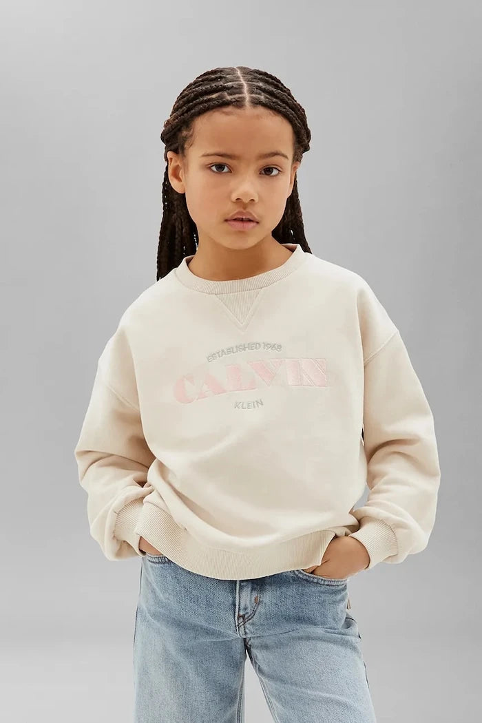 Calvin Klein Jeans суичър за деца с памук