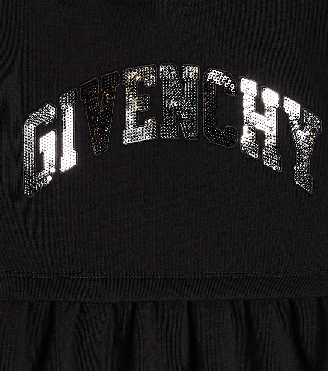 Givenchy Kids - فستان سويت شيرت بشعار من مزيج القطن