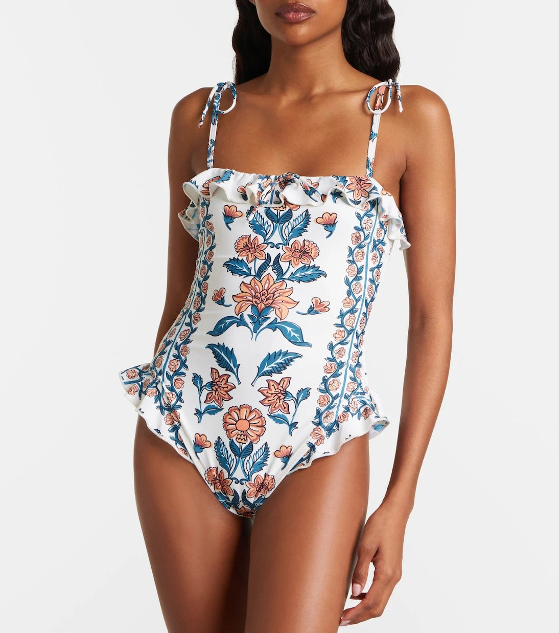Montce - Jacelyn floral ruffled swimsuit