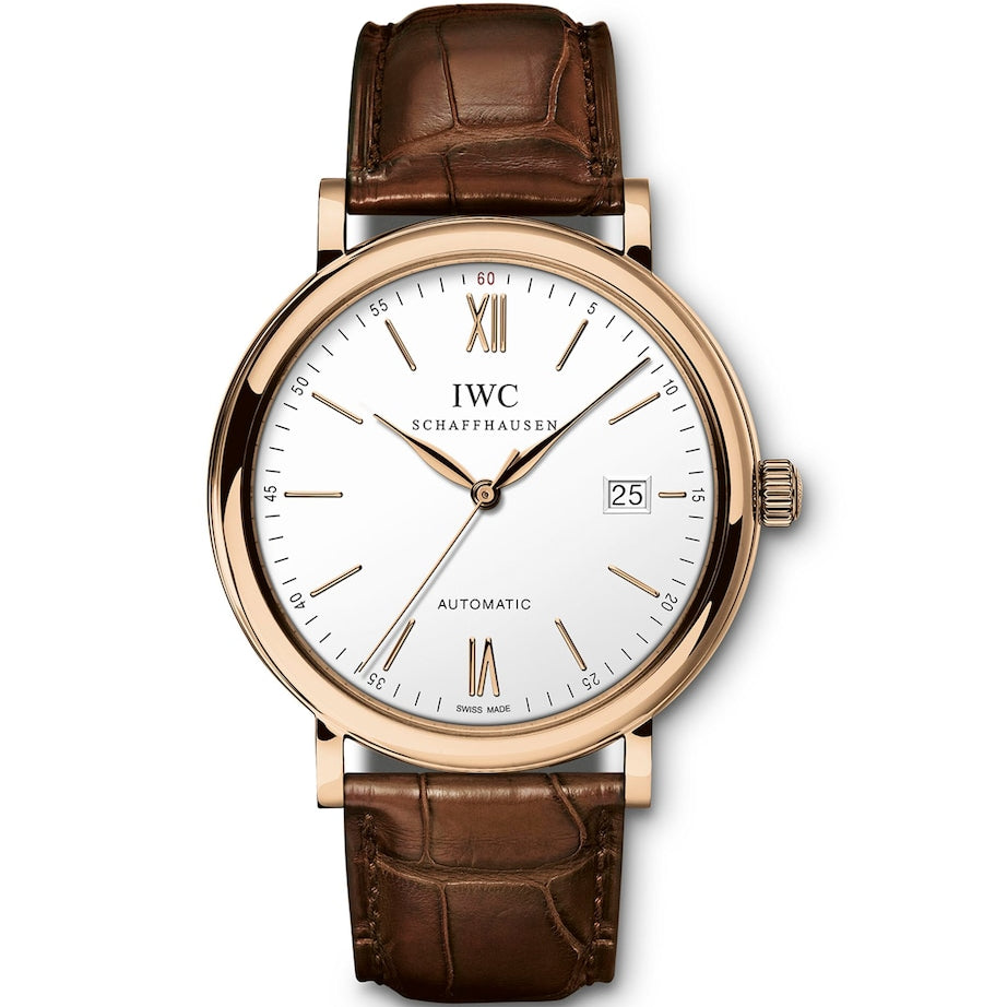 IWC Schaffhausen Rose Gold Portofino Automatic Watch 40mm
