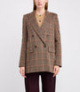 Multi Wool-Cotton Houndstooth Blazer
