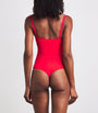Wolford Red Mat de Luxe Forming Bodysuit