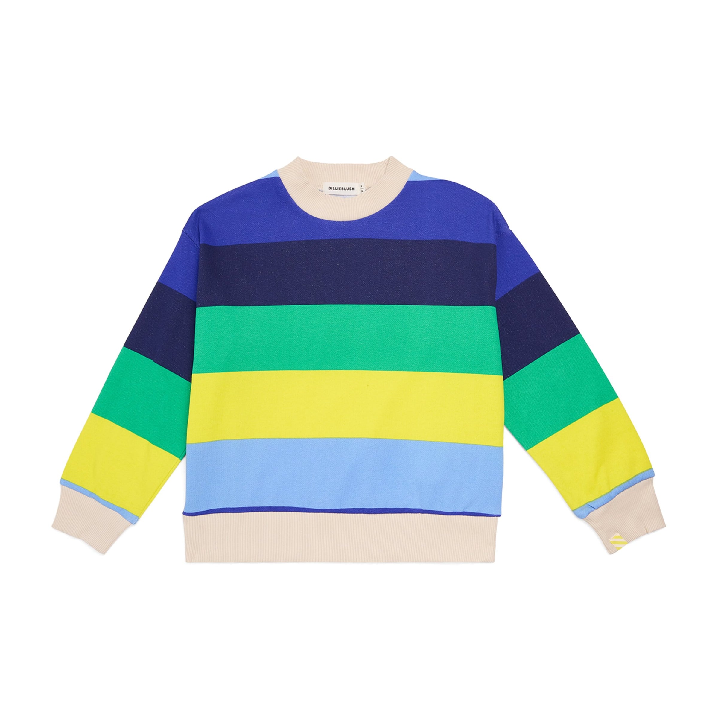 Billieblush Cotton Stripe Sweatshirt (8-12 Years)