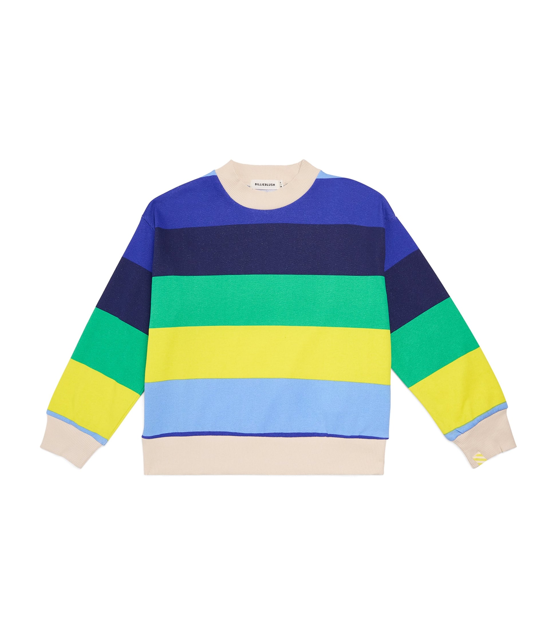 Billieblush Cotton Stripe Sweatshirt (8-12 Years)