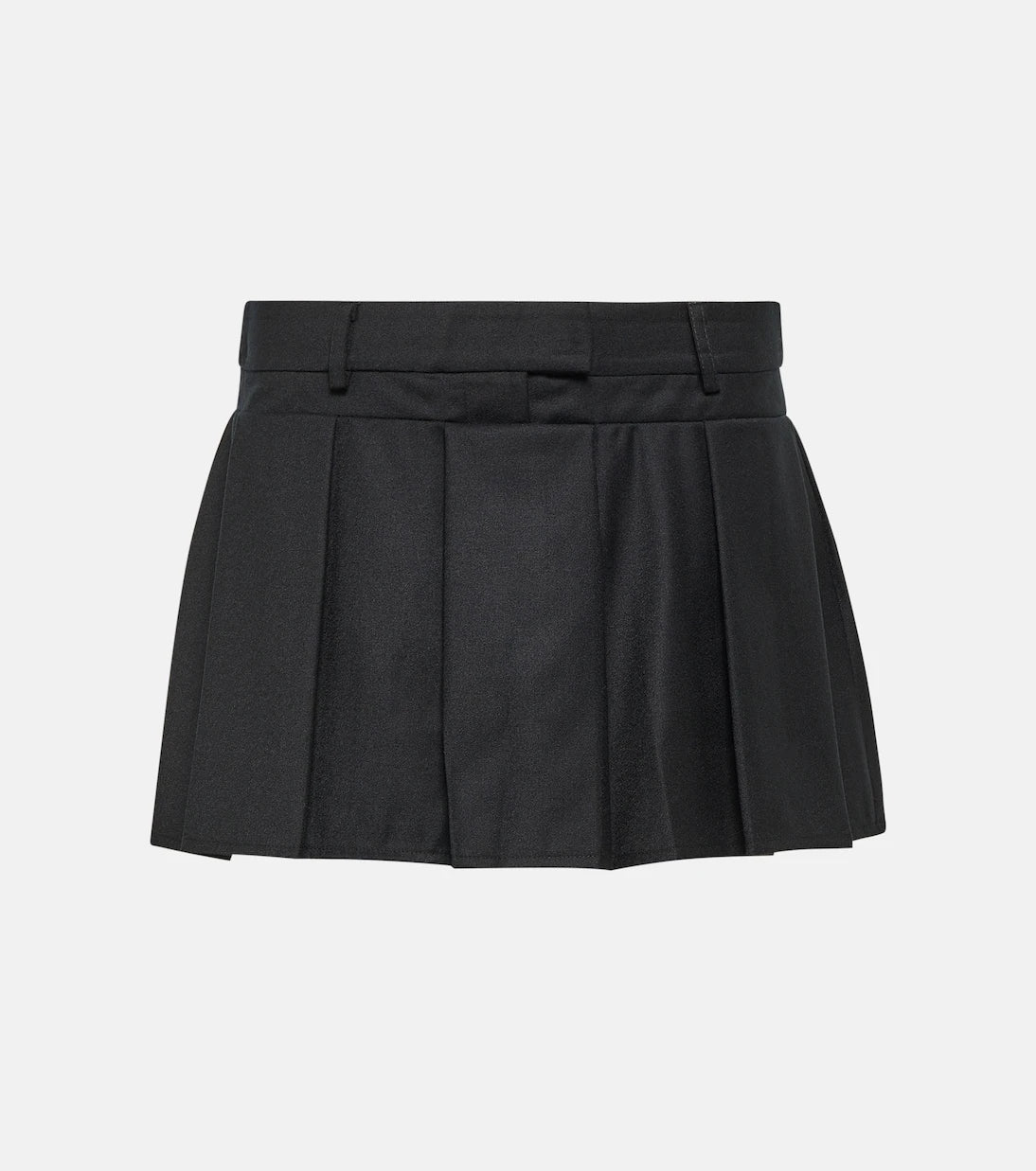Aya Muse - Myca pleated wool miniskirt
