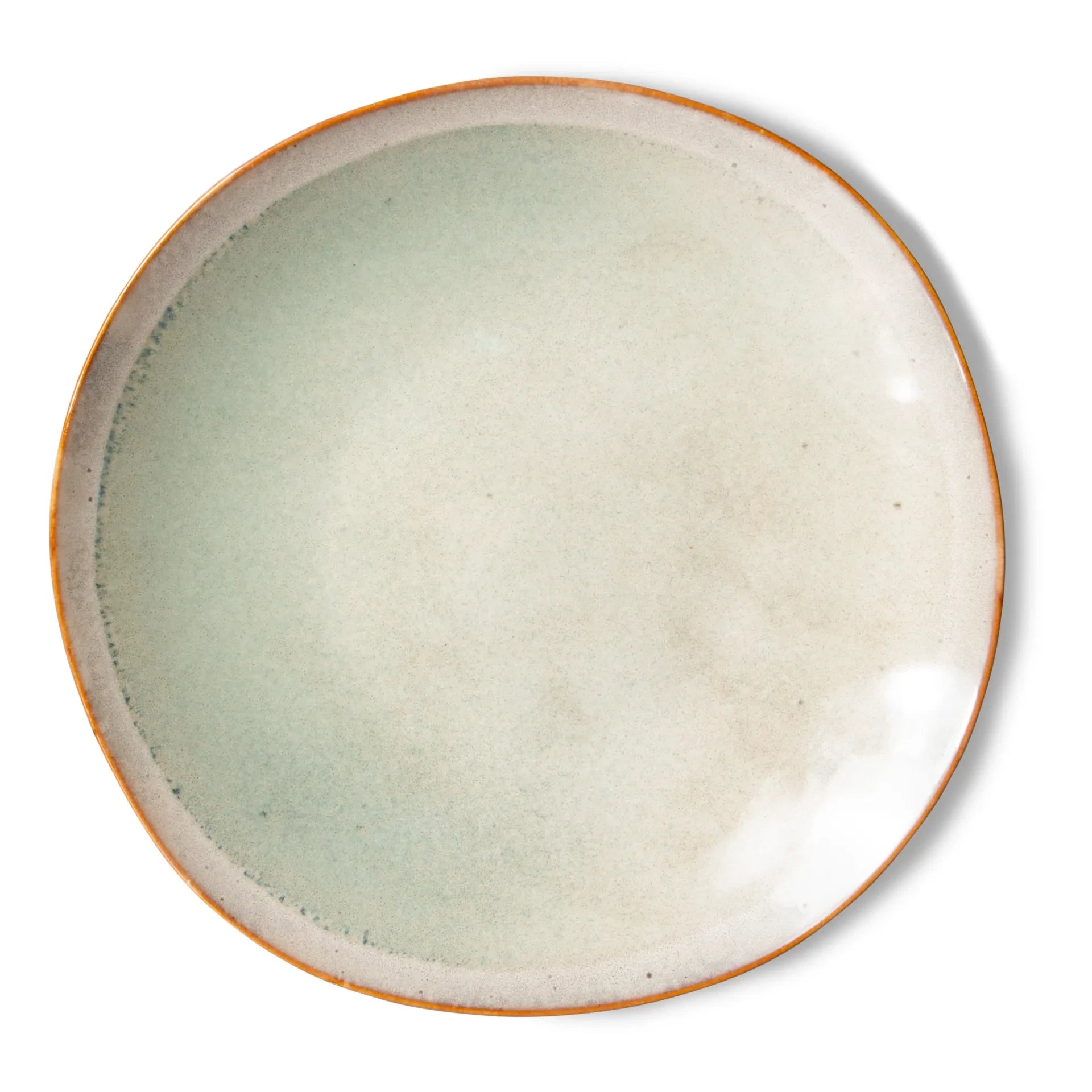 HKliving - 70’s Mist Plate - Set of 2 | Cloud Grey