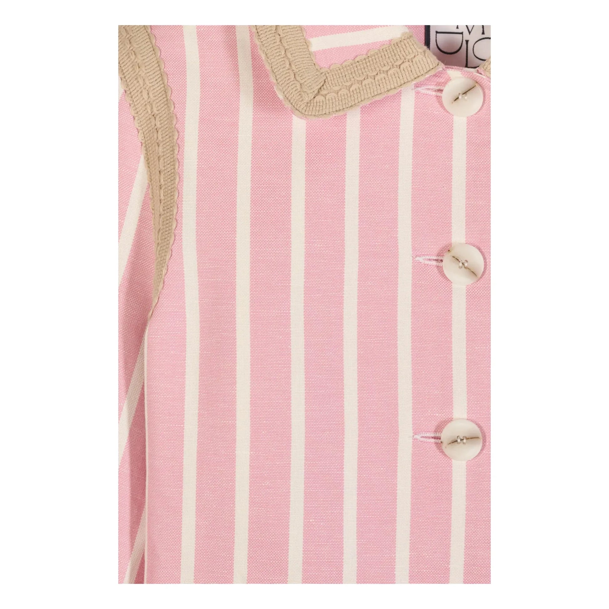 Maria de la Orden - Clover Cotton Stripes Jacket | Pink