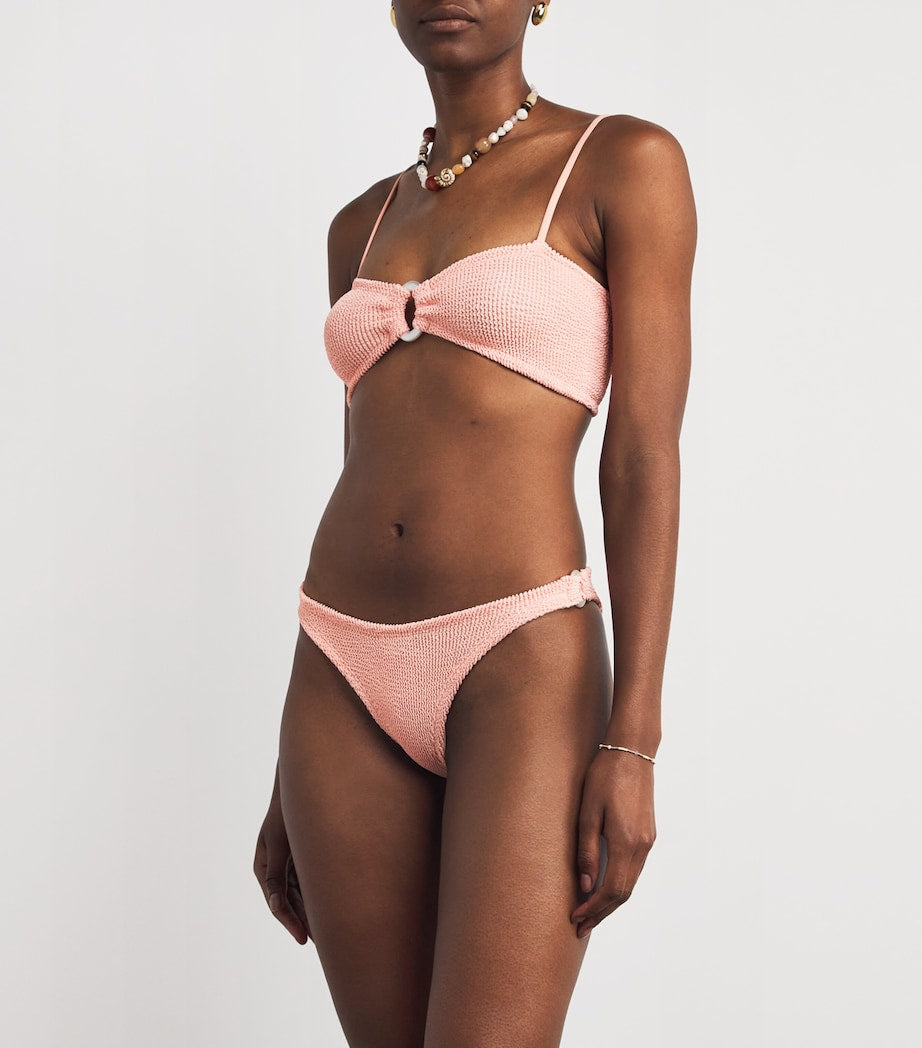 Pink Misty Pearl Hoop Bikini