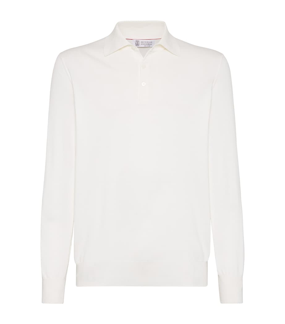 Brunello Cucinelli Cotton Polo Sweater