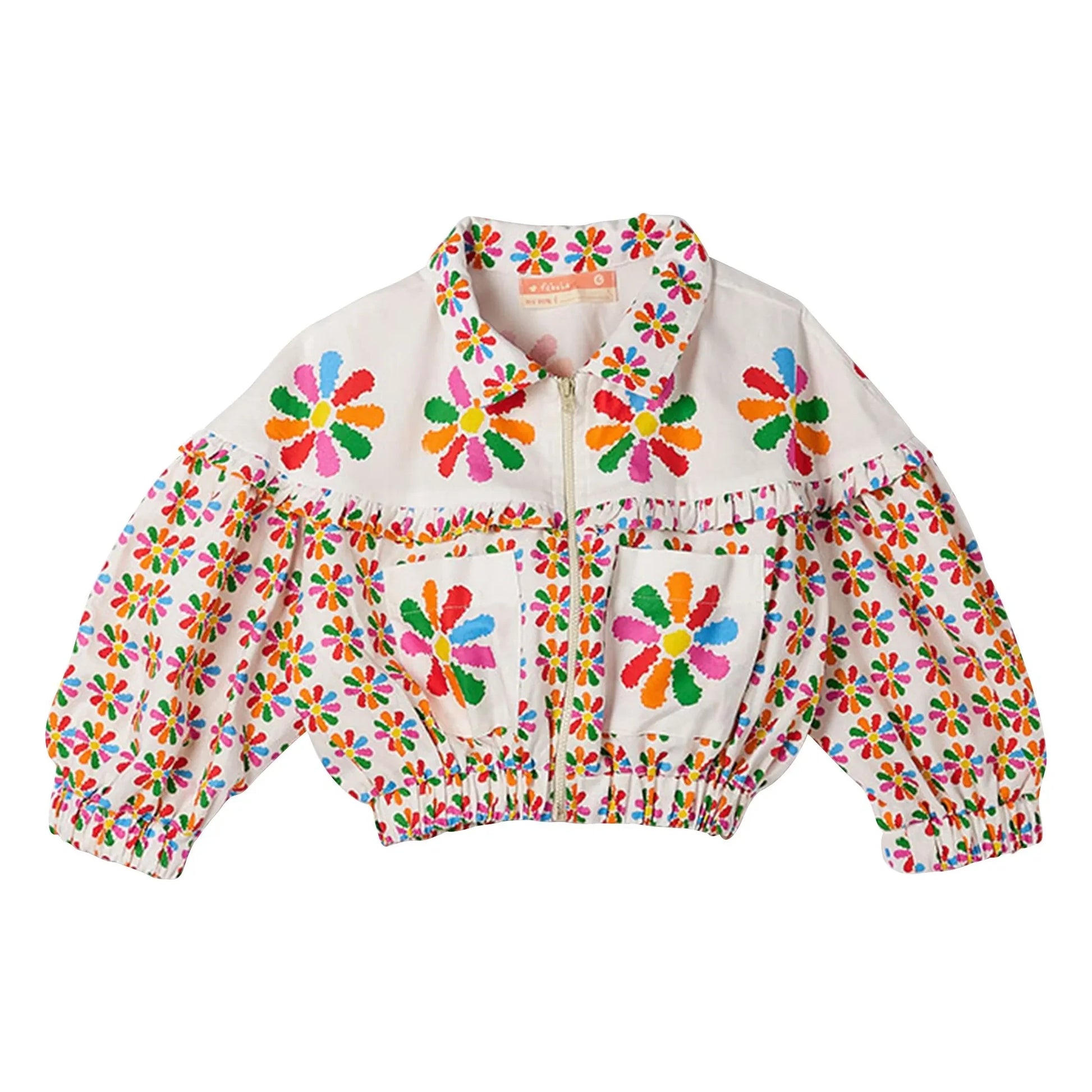 Fabula - Windmill Ruffle Jacket | White