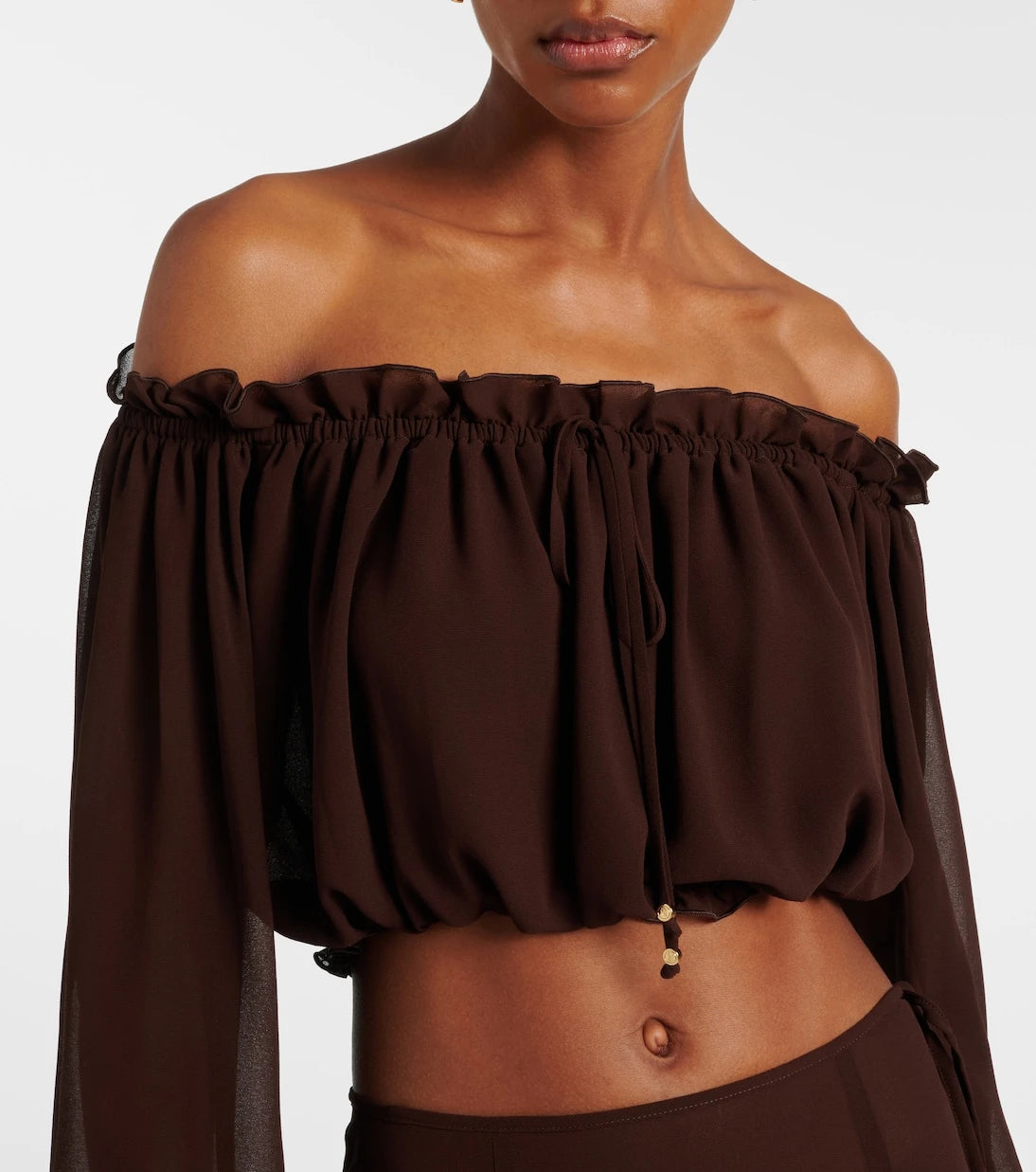 Bananhot - Ora off-shoulder crop top