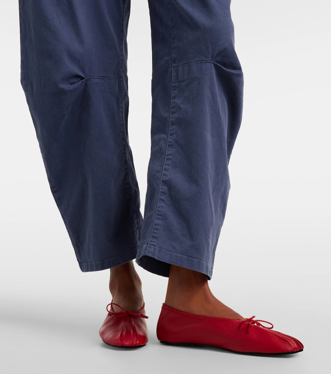 Nili Lotan - Shon cotton barrel-leg pants