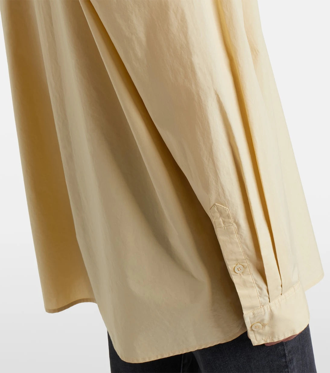 Toteme - Oversized cotton poplin shirt