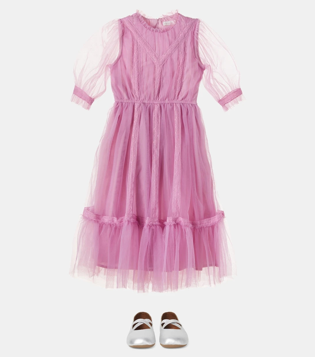 C'era Una Volta - Donna lace-trimmed tulle dress