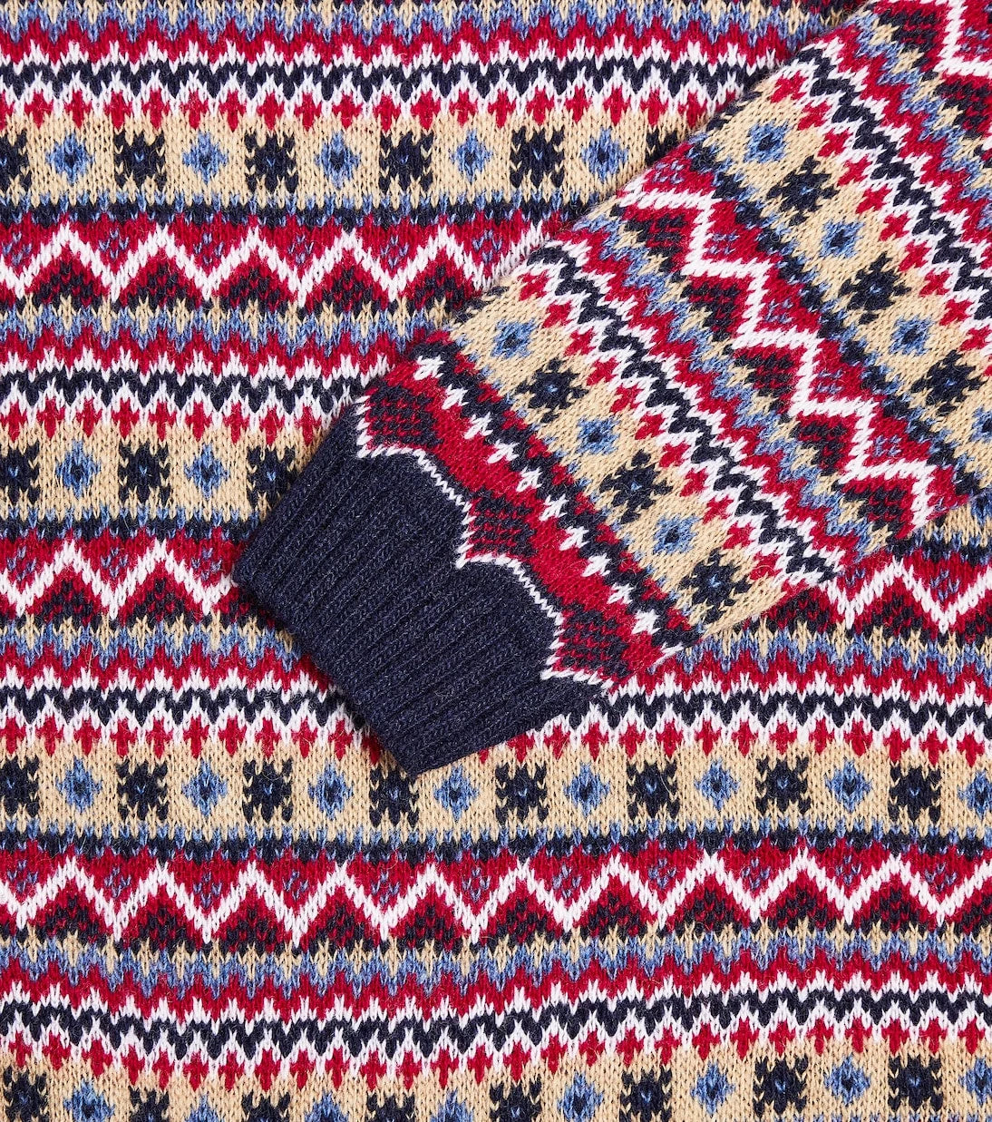 La Coqueta - Mirlo Fair Isle wool-blend sweater