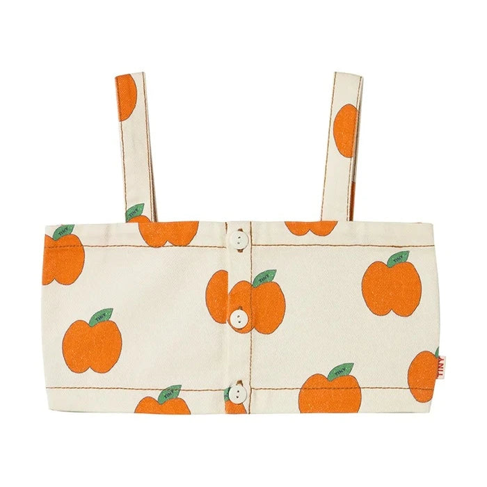 Tinycottons APPLES Crop Top Çocuk Pamuklu Üst