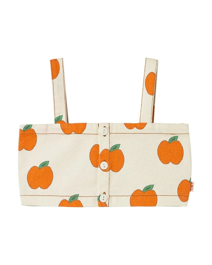 Tinycottons APPLES Crop Top Çocuk Pamuklu Üst