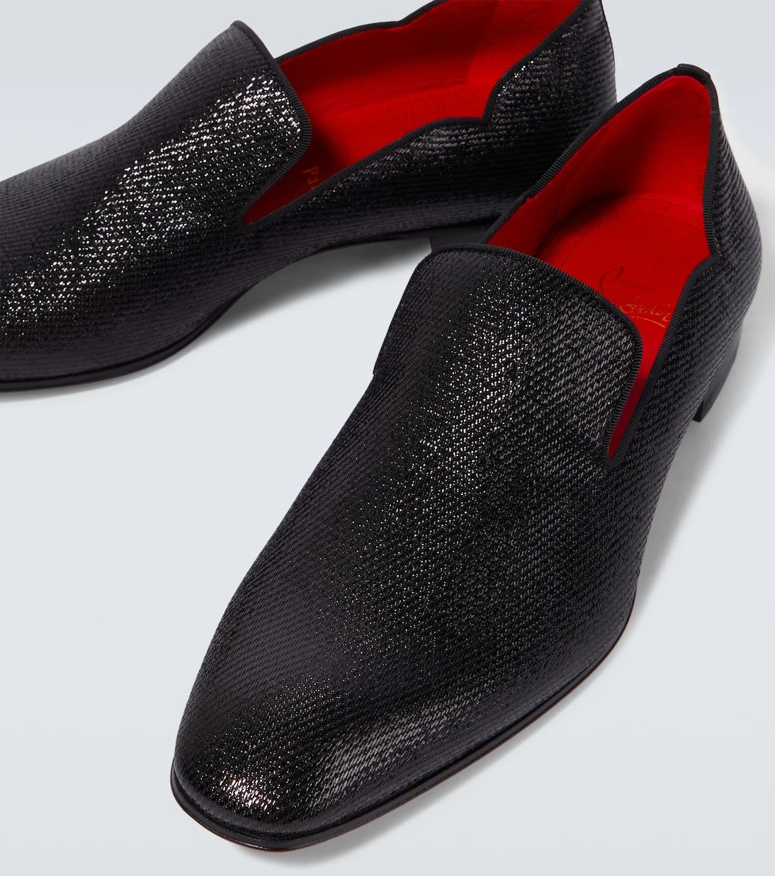 Christian Louboutin - Dandy Chick jacquard loafers