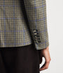 Veronica Beard Wool-Blend Houndstooth Dickey Blazer
