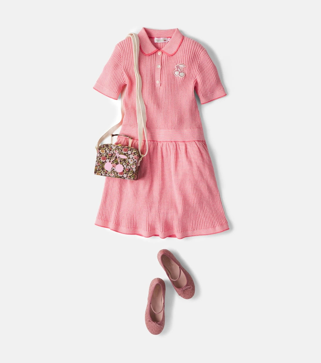 Bonpoint - Marlie checked embroidered cotton dress