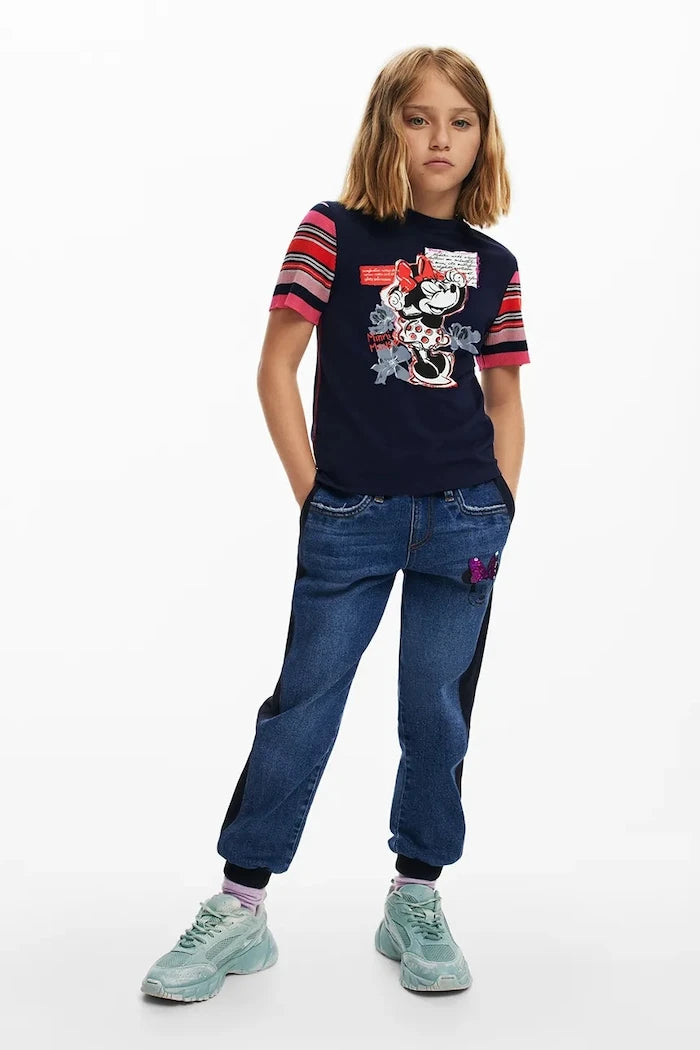 Детска памучна тениска Desigual x Disney