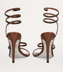 Brown Embellished Cleo II Heeled Sandals 105