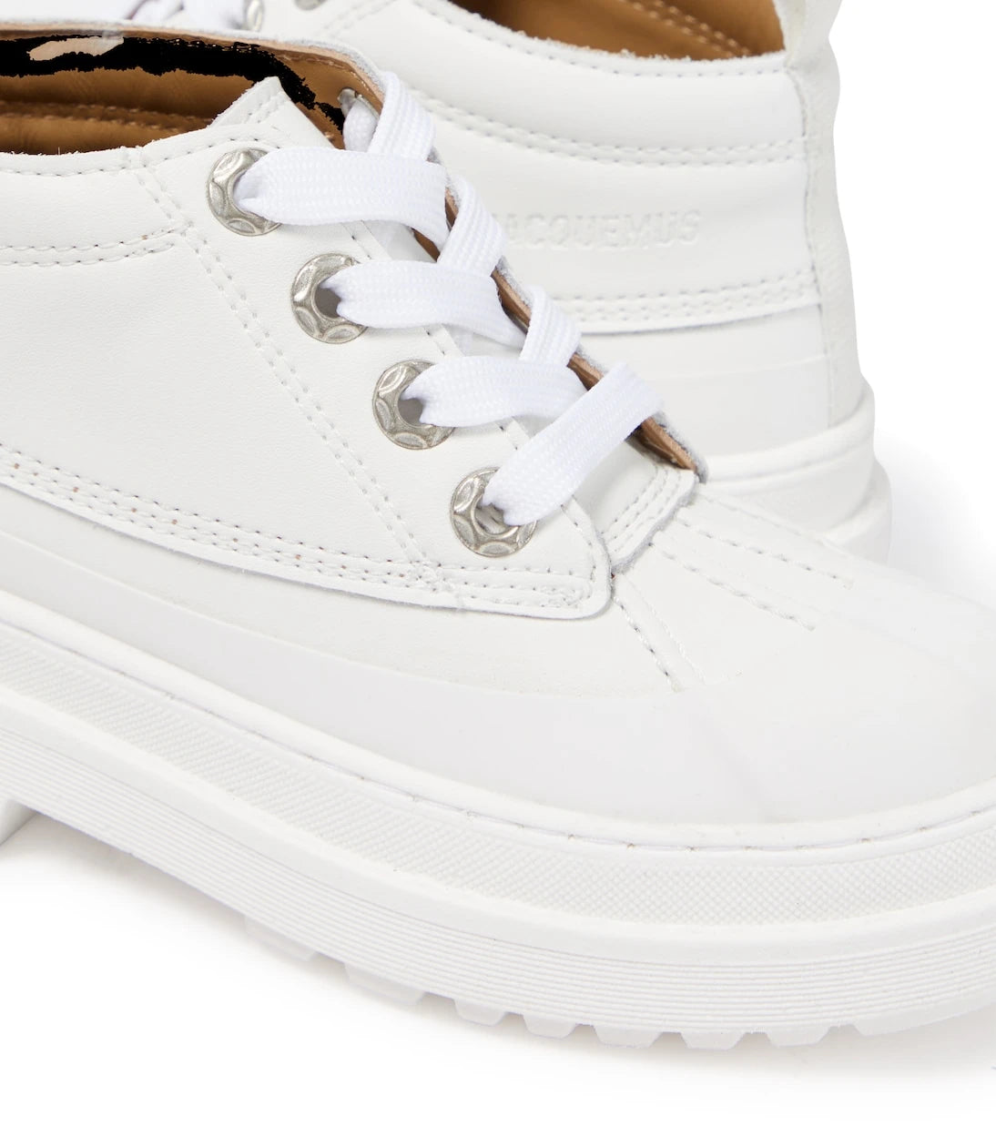 Jacquemus Enfant - Les Meunier leather ankle boots