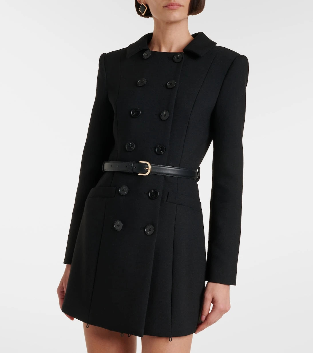 Self-Portrait - Belted blazer dress