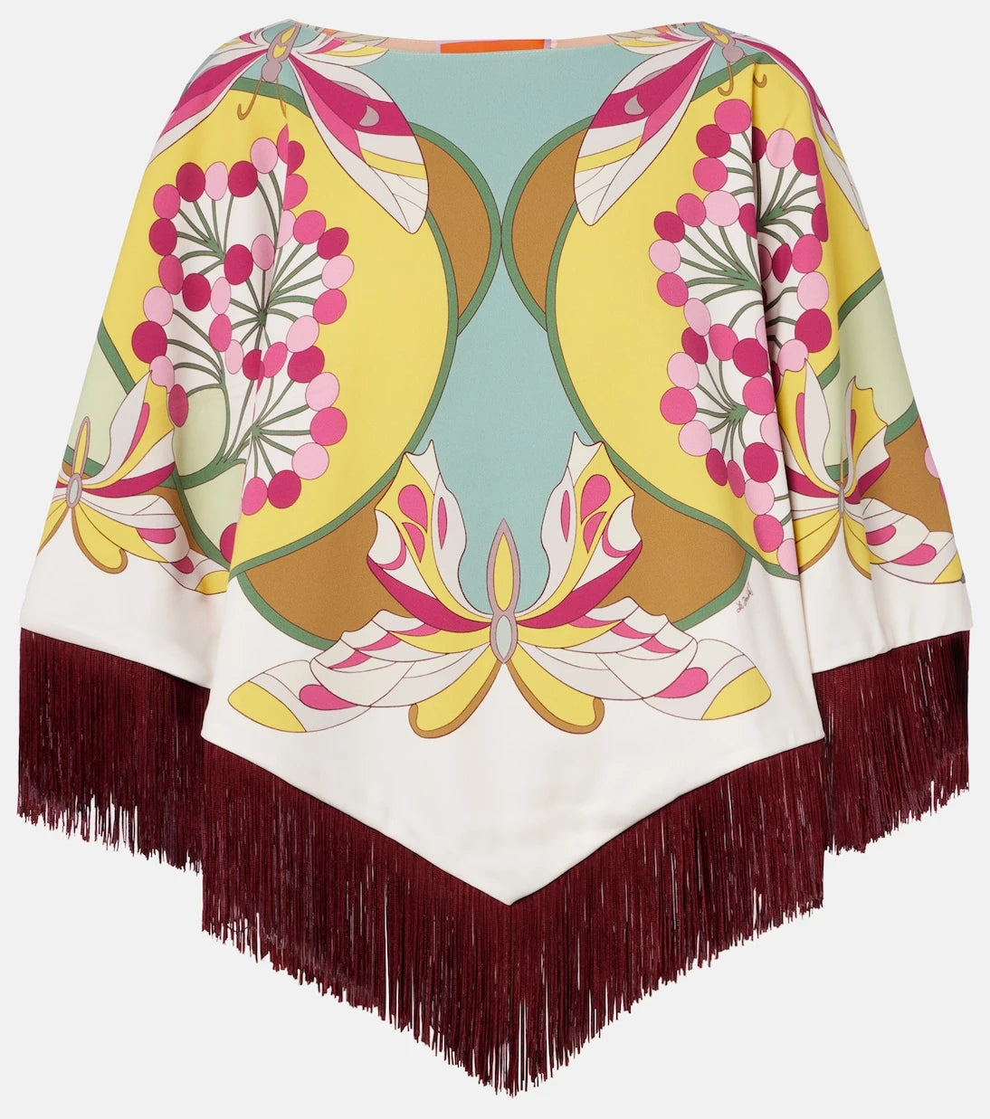 La DoubleJ - Florette Placée reversible satin poncho