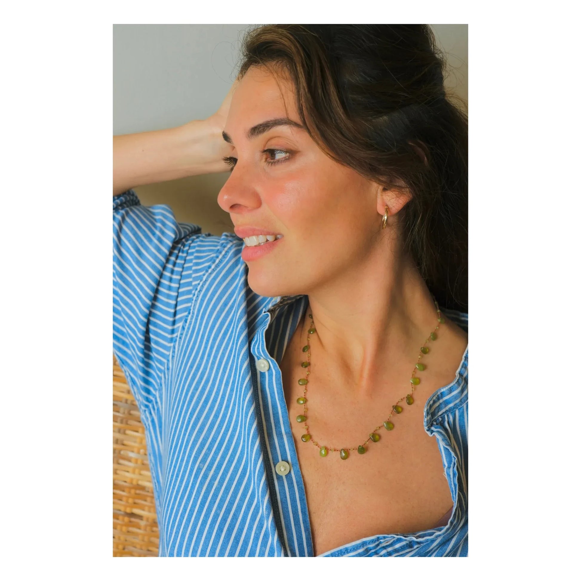 Ivarene - Linwood Drops &amp; Beads necklace | Vesuvianite