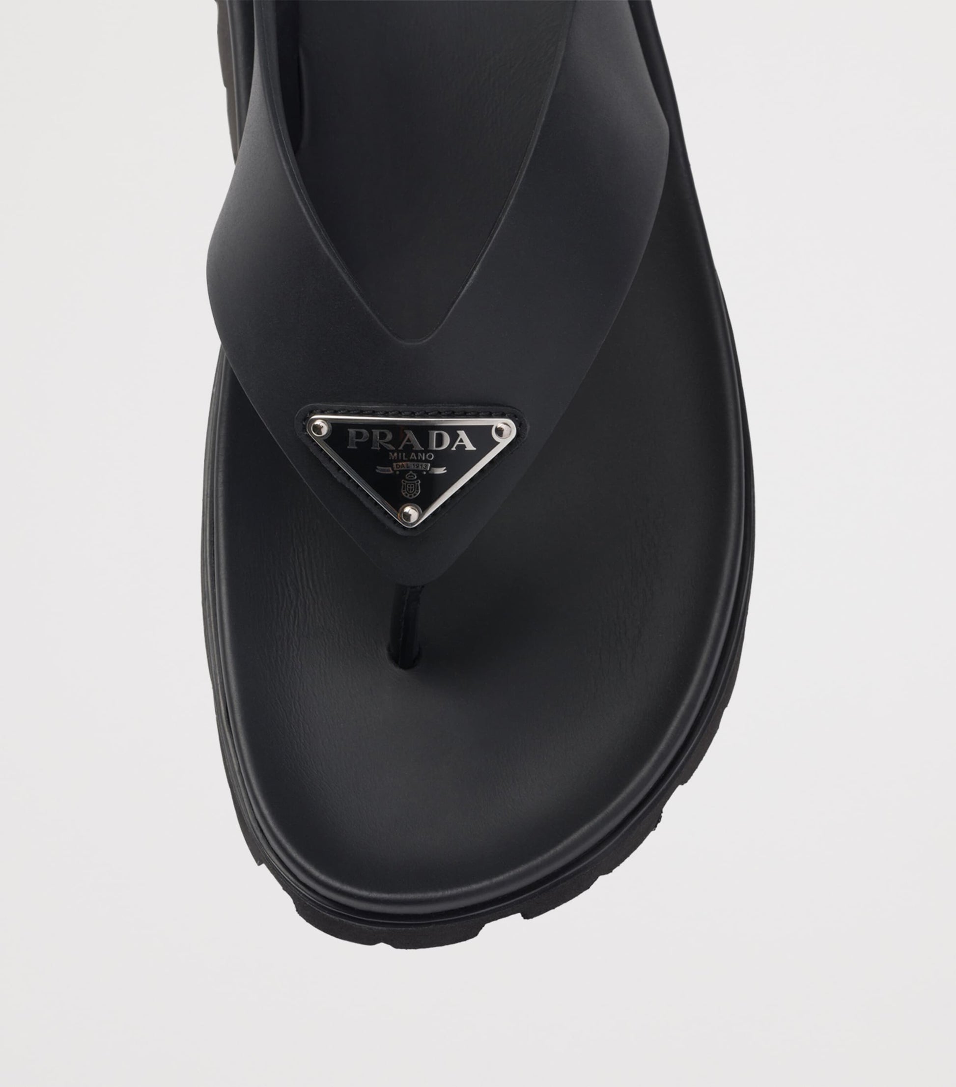 Rubber Logo Thong Sandals